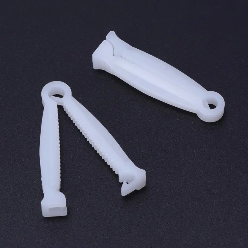 10pcs Pig Umbilical Cord Clip Clamp Disposable Whelping Farm Ranch Supplies animal cage clamp plastic poultry leg clips