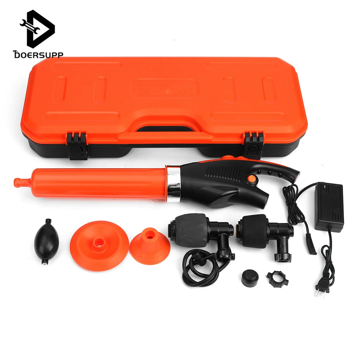 

Doersupp Brand New High Quality Electric Inflatable Plunger Air Pressure Drain Sink Pipe Clog Remover