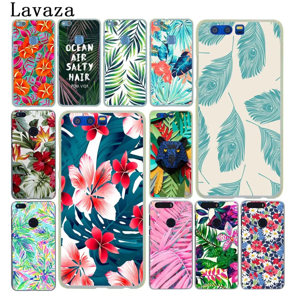 

Lavaza Tropical Leaves Flower Mint Feather Hard Case for Huawei Honor 6A 7X 7C 7A 6C Pro 8 9 10 Lite 8C 8X Mate 10 20 Lite Pro