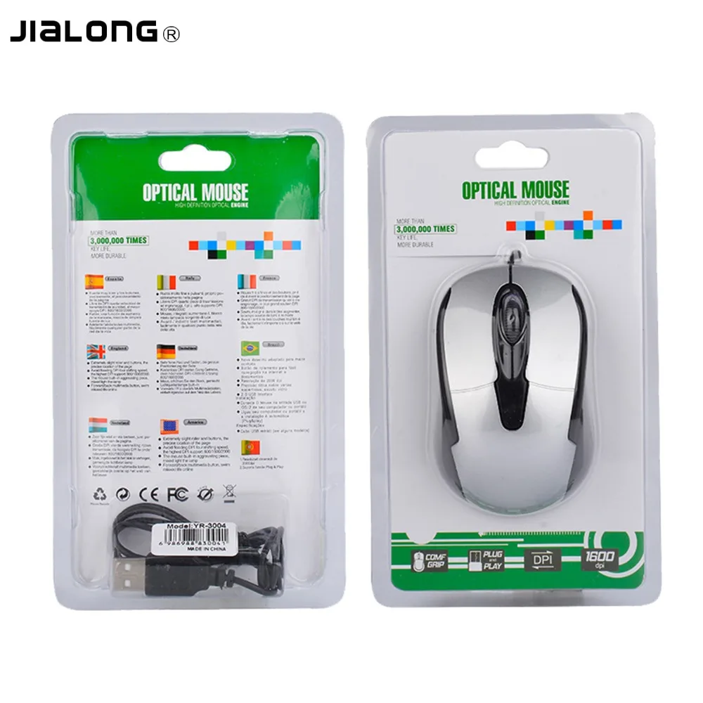 JiaLonG High Performance Wired Mouse Optical 3 Button 1000 DPI Optical USB Computer Mouse Laptop Notebook For Home Office Use JiaLonG High Performance Wired Mouse Optical 3 Button 1000 DPI Optical USB Computer Mouse Laptop Notebook For Home Office Use