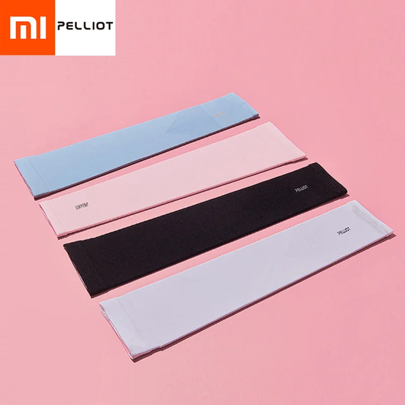 

1Pair Xiaomi Mijia Pelliot Sunscreen Ice Silk Arm Guard UPF40+ Sun Protection Arm Guard Cooling outdoor Sunscreen Sleeve Cover