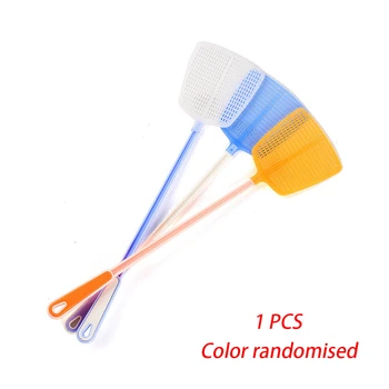 

Durable Manual Long Handle Plastic Trap Anti Mosquito Household Tool Fly Swatter Pest Control Killer Insect Random Delivery
