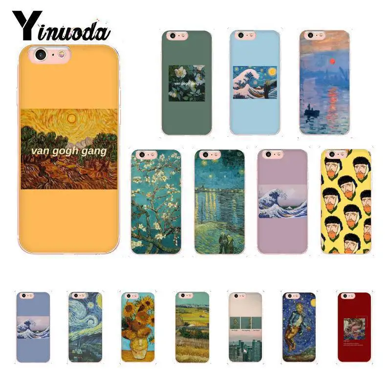 Yinuoda Great Art Oil Painting Van Gogh Soft Shell Phone Cover for iPhone X XS MAX 6 6S 7 7plus 8 8Plus 5 5S XR 10 Case Yinuoda Great Art Oil Painting Van Gogh Soft Shell Phone Cover for iPhone X XS MAX 6 6S 7 7plus 8 8Plus 5 5S XR 10 Case