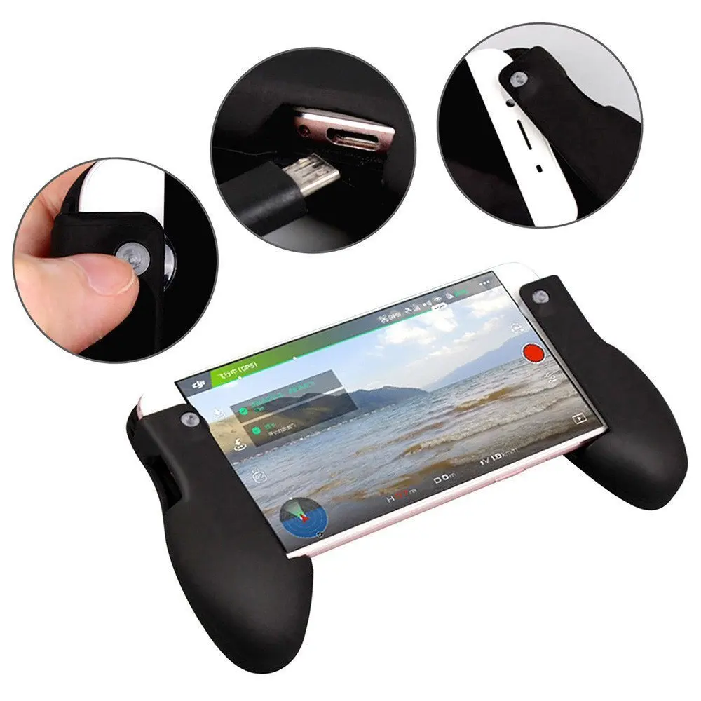 Smartphone Tablet Hand Shank Handle Grip for Android IOS System Smartphone Tablet for DJI SPARK Drone