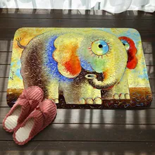 Дверной проем Гостиная Ванная комната Пол Дверной коврик Домашний Коврик для пола Коврики для кухни коврик для спальни слон кухонные коврики