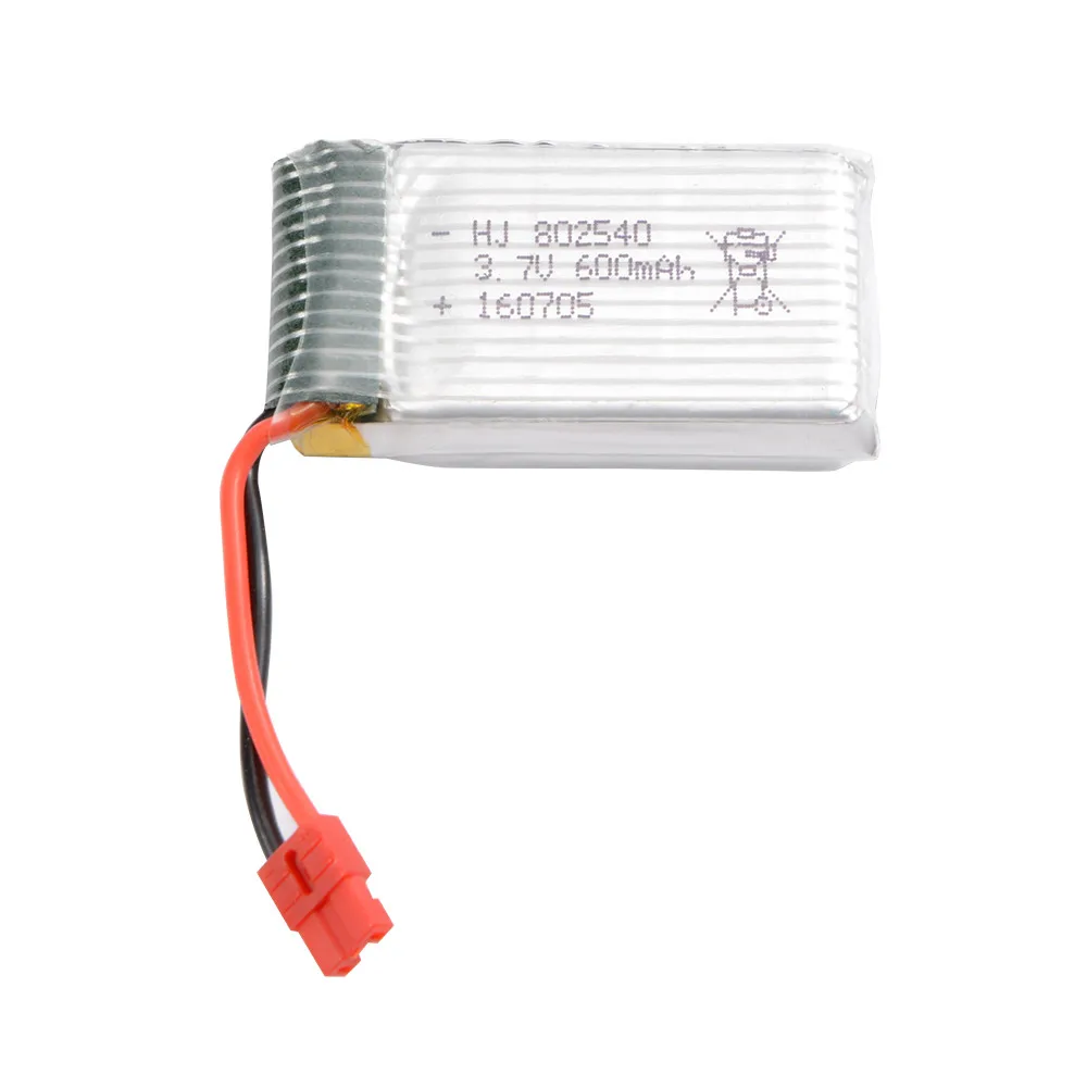 

3.7V 600mah Lipo Battery RC Toy for Syma X5C/X5A/F5C MJX X200 CX-30/CX-31 WLtoys V931 RC Drone 802540 Free Shipping