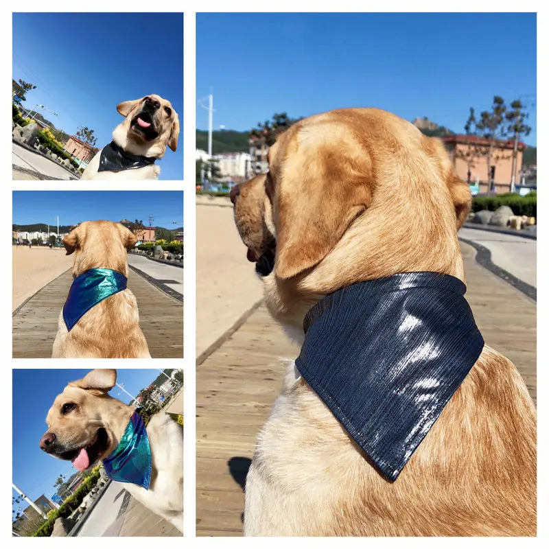 Fashion Cool Pet Triangular Dog Collar Adjustable Cat Neck Scarf Bandana Neckerchief Waterproof Pets Acessorios |