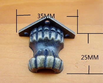 

20pcs vintage Metal 35mm X25mm wooden box Feet for box