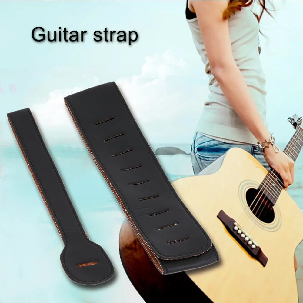 Guitar Strap Bass Acoustic Electric Unbranded Leather Best Guitar