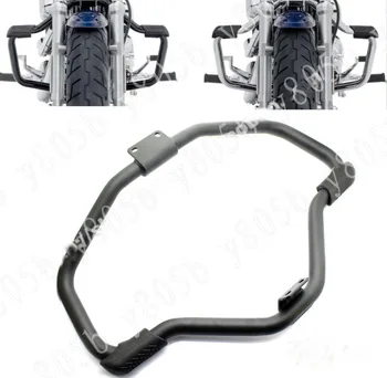

NEW Matte Black Metal Engine Guard Crash Bar For Fit Sportster XL883 XL1200 48 72 2004-2009 XL 883 1200 2010-2016