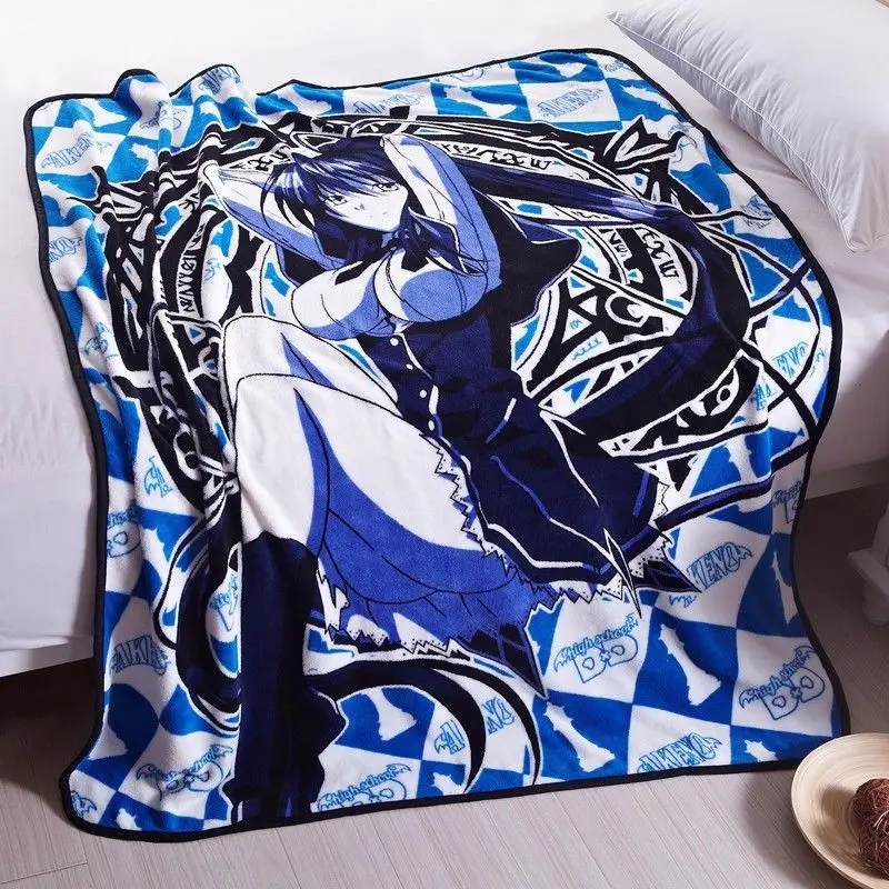 Одеяло DxD Rias Gremory Akeno Himejima для старшей школы плюшевое Флисовое одеяло кораллового
