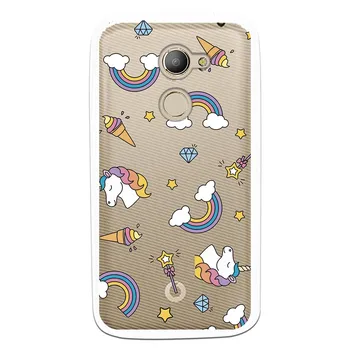 

Stand case costume drawing Unicorns Frozen WP009 for Vodafone Smart N8