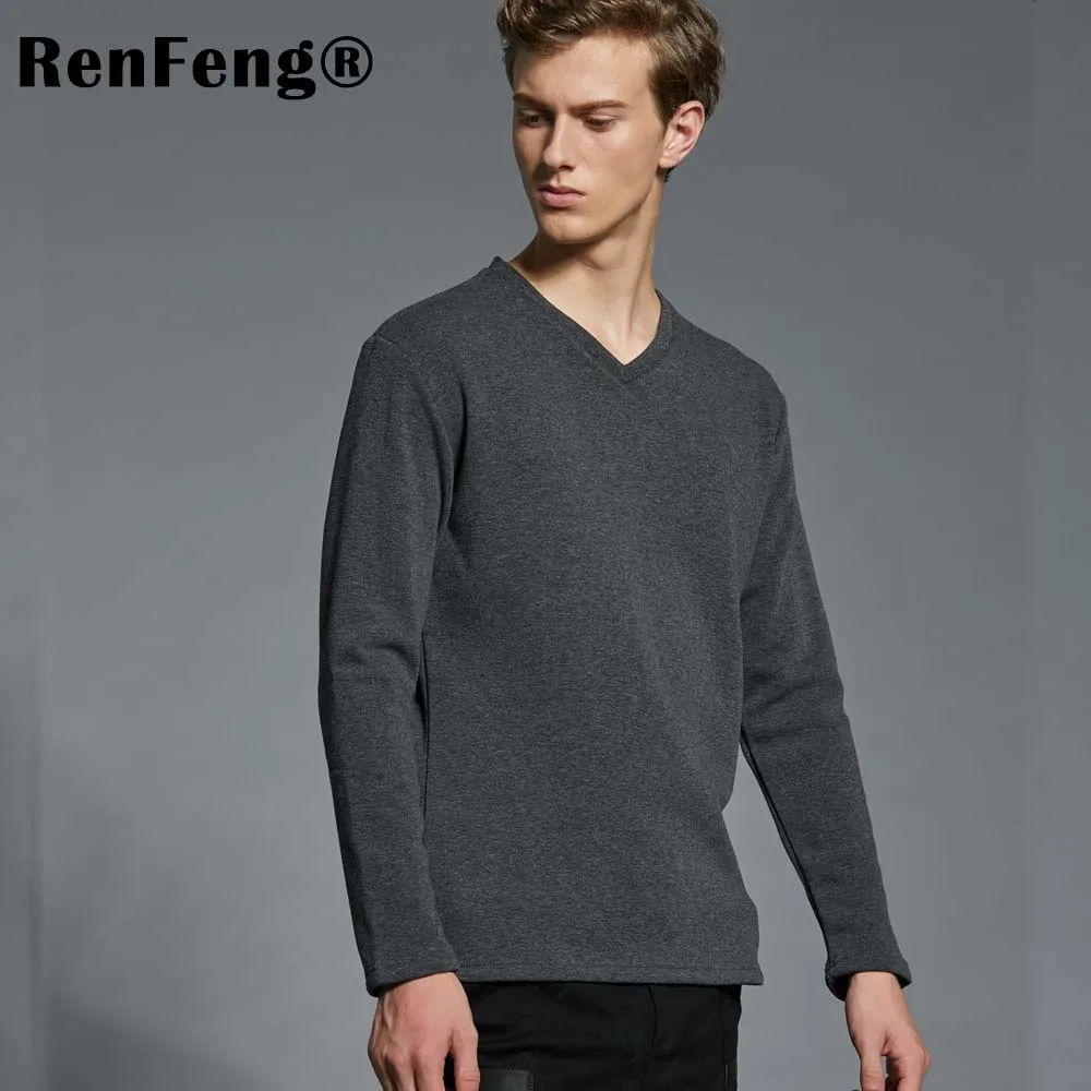 Flannel Warm Mens Undershirts Man Bottoming Shirt Men T-shirt Bodybuilding Underwear Undershirt Autumn Slim Fitness tops tees (3)