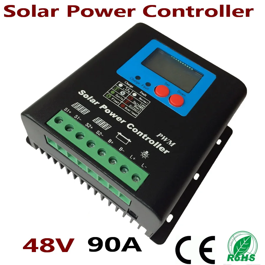 90A 100A 48V Solar Controller PV panel Battery Charge Controller Solar system Home indoor use New 90A 100A 48V Solar Controller PV panel Battery Charge Controller Solar system Home indoor use New