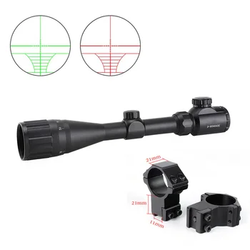 

SPINA OPTICS Tactical Riflescope 3-9X40 AOE Optical Sight Red Green illuminated Crosshair Reticle Hunting Sight Scope