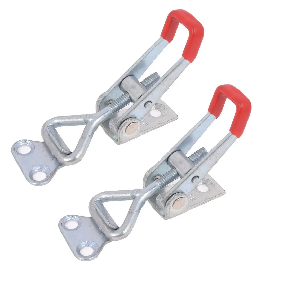 4001 100Kg 220 Pound Shaped Lever Latch Toggle Clamp,2 Piecein Hasps