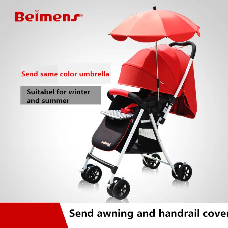 

3.6kg baby stroller ultra-light bb car two-way folding umbrella car baby send 9 big gifts free five color aluminum bab carraige