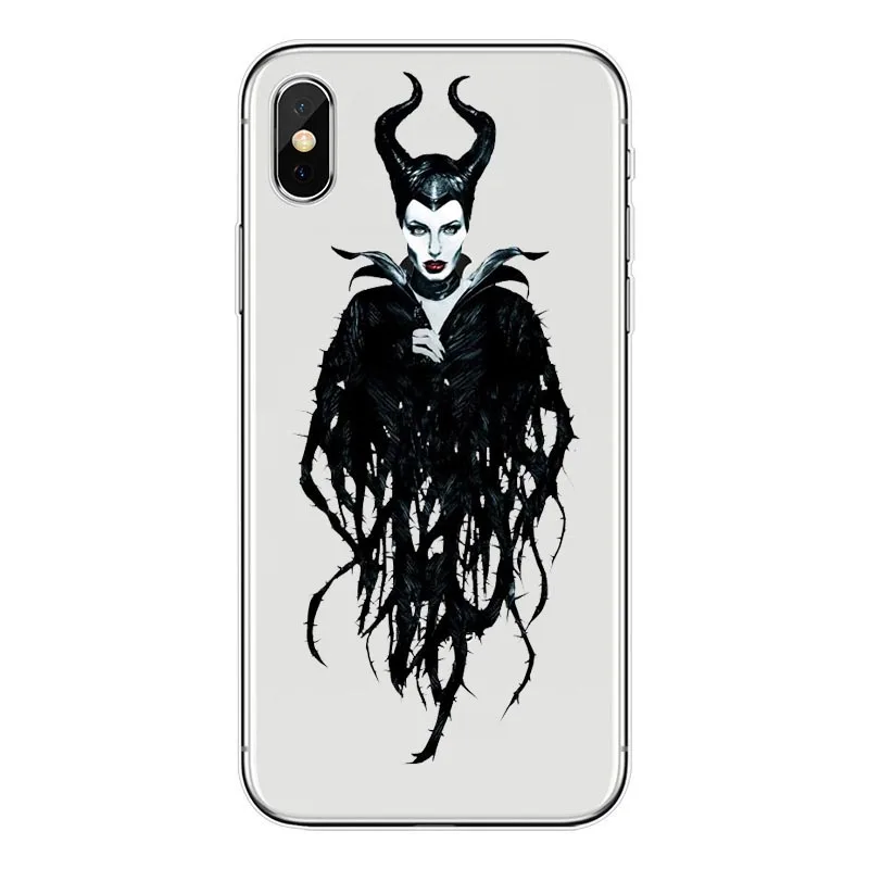 Sleeping curse Maleficent Mobile Phone Case For iPhone 11 11Pro MAX 10 X XS Max XR 5 5S SE 6 6S 7 8 Plus Soft TPU Phone Cover - Color: TPU