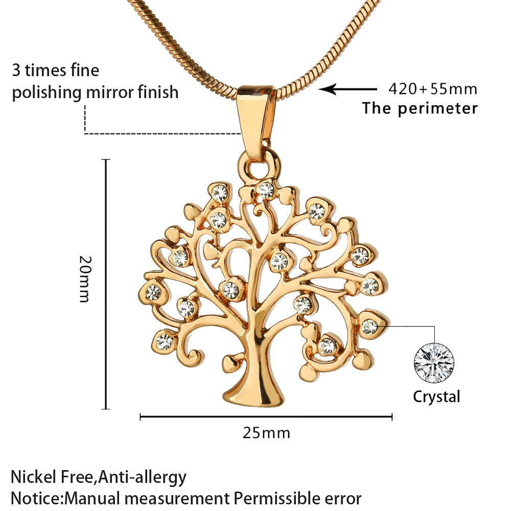 life tree pendant necklace