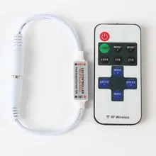 Mini RF Wireless Remote Led Dimmer Controller For Single Color Light Strip LED Controler LY2