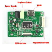 HDMI EDP ЖК-контроллер драйвер платы модуль для Raspberry PI 3 1920x1080 EDP сигнал 2 полосы 30 контактов ЖК-дисплей панель