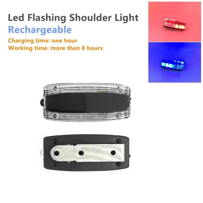 Goedkoop Gylbab Led schouder licht rijden knipperende oplaadbare waarschuwing night running walking indicator zaklamp hand lamp clip verkeer