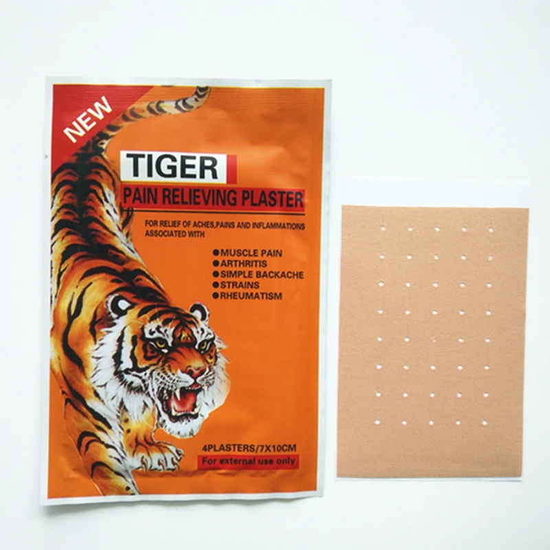 

300Pcs=75Bags Tiger Balm Plaster 7x10cm Chinese Medical Back/Muscle Pain Killer Neck Shoulder Arthritis Pain Relief Patch