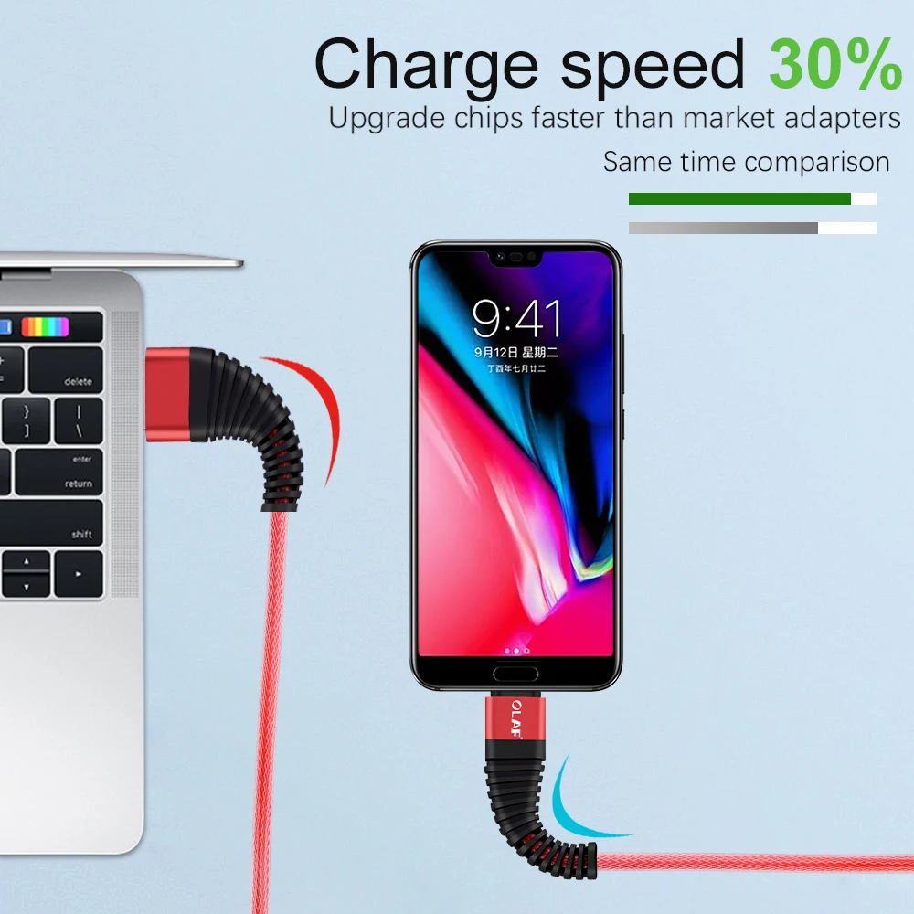 Кабель Micro USB Olaf для зарядки и передачи данных samsung Xiaomi Redmi Note 5 Sony LG зарядное