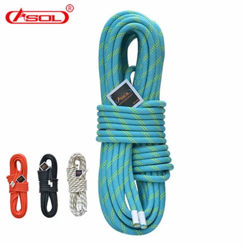 ASOL Professional 10.5mm Nylon static rope&Outdoor safety survival rope