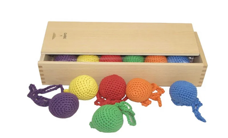 New Wooden Baby Frobel Toy Six-Color Ball Baby Educational Toy Baby Gifts New Wooden Baby Frobel Toy Six-Color Ball Baby Educational Toy Baby Gifts
