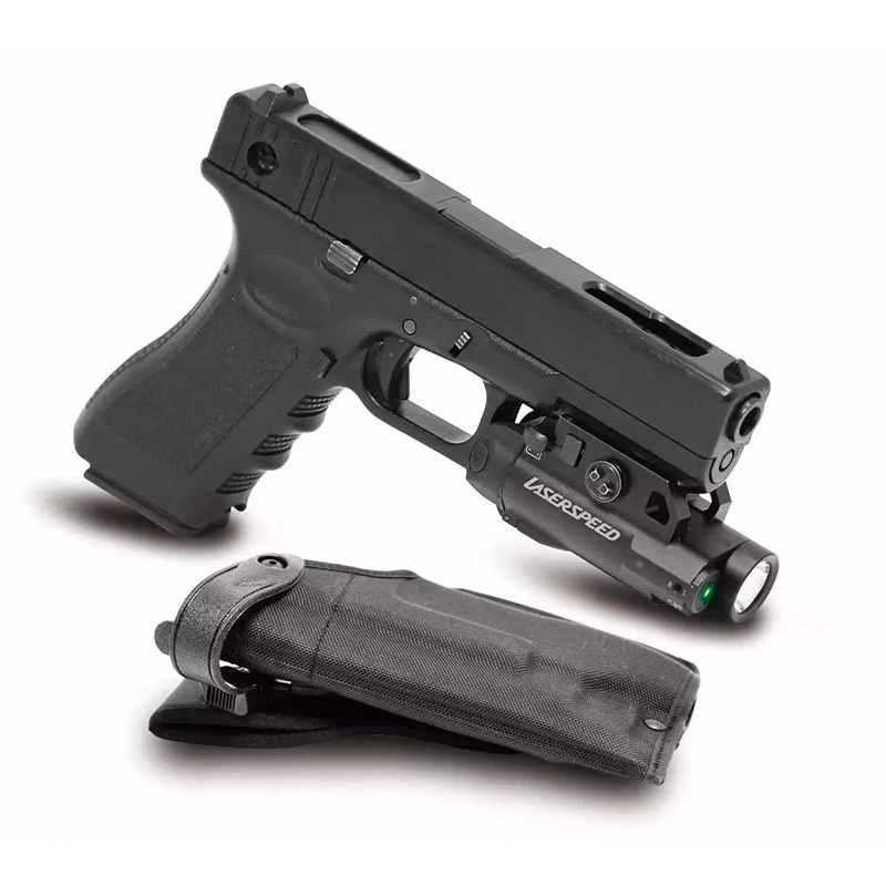 Laserspeed Gun Laser + Magnetic Induction Holster For Handguns Self Defense Weapons Tactical Laser Sight Flashlight Combo Laserspeed Gun Laser + Magnetic Induction Holster For Handguns Self Defense Weapons Tactical Laser Sight Flashlight Combo