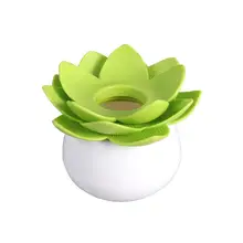 Пластиковые лотоса ватные палочки коробка ватные палочки Органайзер Подставка Для Зубочисток