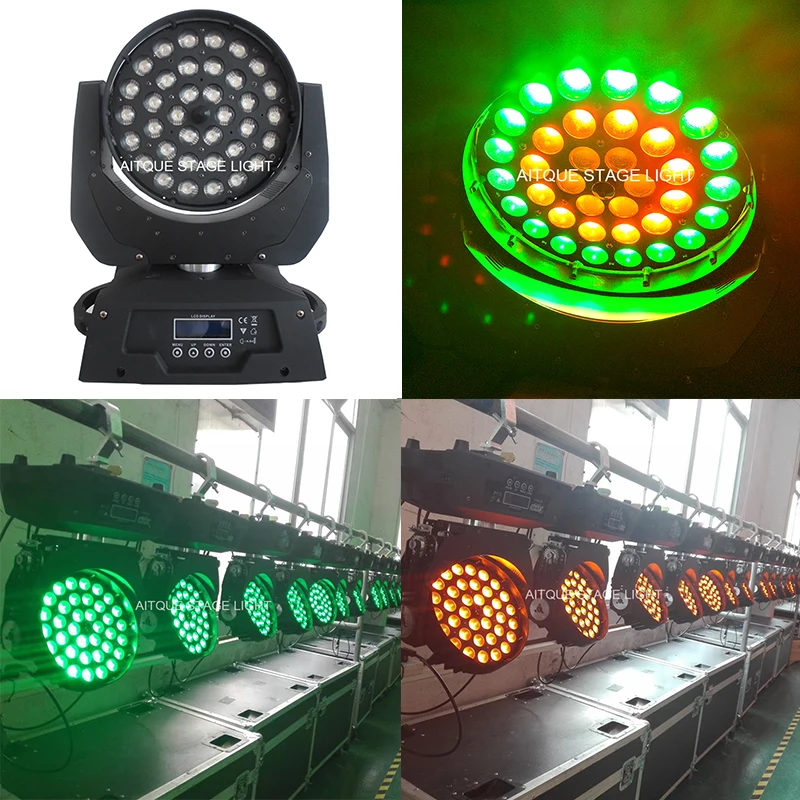 

20lot Stage light movement of the head wash light1 36x 15w rgbaw high power led moving head zoomer lights