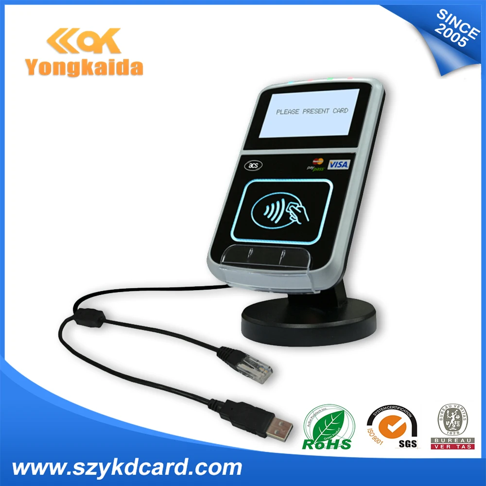 YongKaiDa Бесконтактный смарт считыватель nfc совместимый EMV платеж ISO 14443 часть 4 тип A и