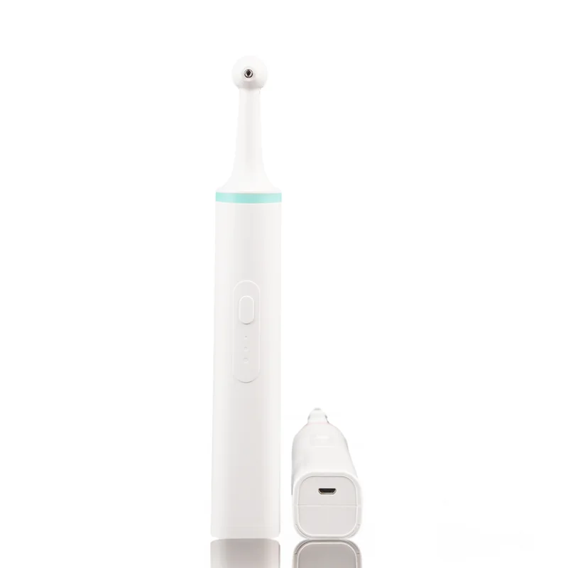

Electric Teeth Cleaner Remove Dental Stain & Tartar Oral Odor 30-60s Teeth Whitening Enamel Safe 3 Modes 4 Brush Heads