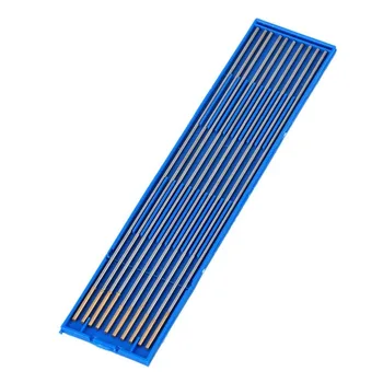 

Silver & Gold Tip WL15 Model TIG Welding Lanthanated Tungsten Electrode with Case 1.6 2 2.4x150mm 10PCS