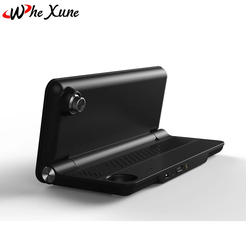WHEXUNE 4G Android 5.1 Dual Lens 1080P 8 inch touch screen Car DVR Camera GPS Navigatior Remote Monitor Smart ADAS WIFI Dash cam