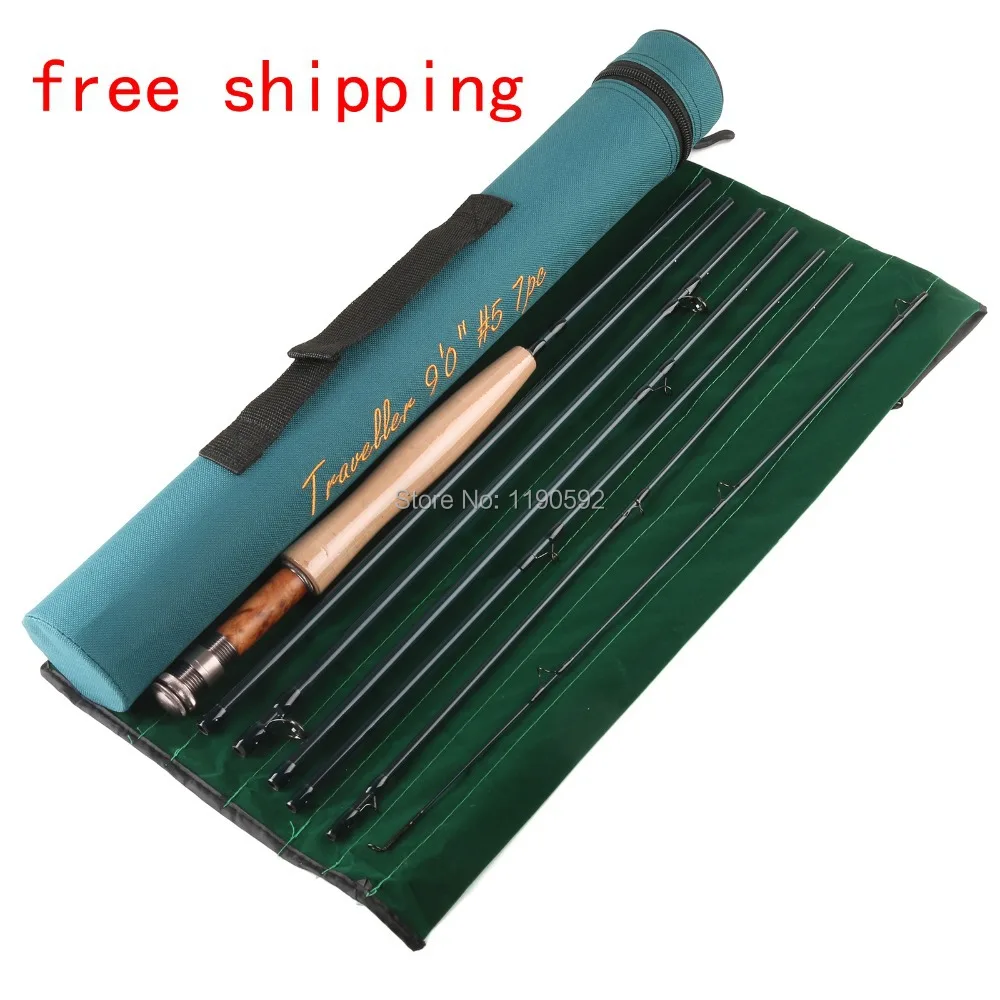 49cm Traveller Korean Carbon 5WT Traveller Fly Fishing Rod With a