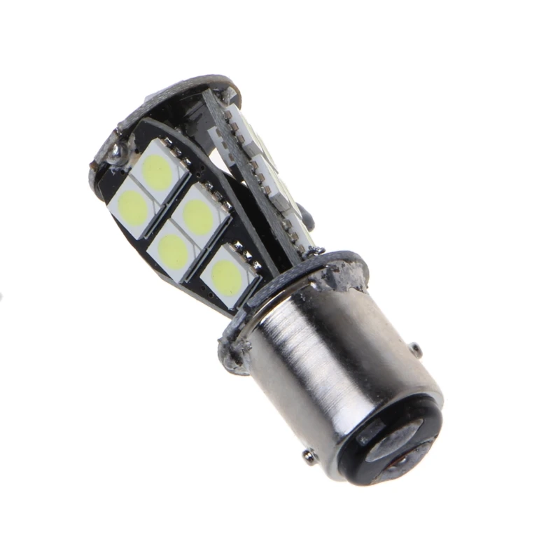 Белый CANBUS 1157 BAY15D 21 светодиодный 5050 SMD P21/5 Вт стоп сигнал задний фонарь лампа