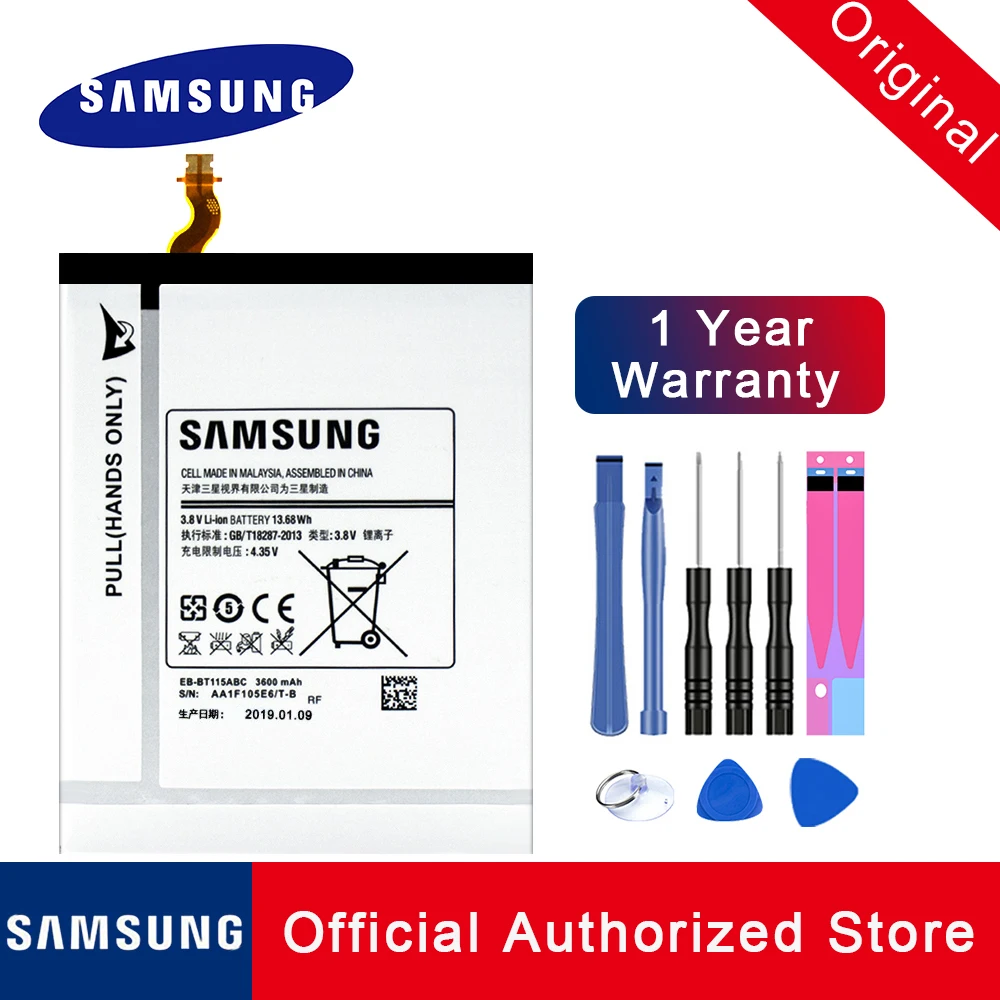 Сменный аккумулятор для планшета samsung Galaxy Tab 3 Lite 7,0 EB-BT115ABC 3G SM-T111 T110 T115, аккумулятор для планшетов 3600 мАч, быстрая