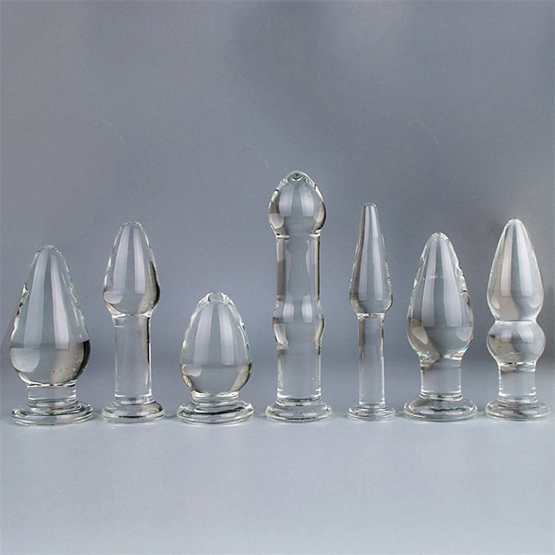 1 pcs 8 Models Glass Anal Butt Plug Beads Crystal Dildo Adult Male Female Masturbation Products Sex Toys For Couple GS0237 | Красота и