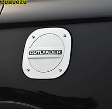 Luhuezu Accesorios Cromado Cubierta Del Tanque de Combustible Gas Tapa Para Mitsubishi Outlander 2016 2017