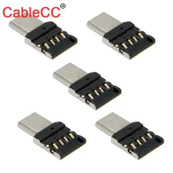 

10pcs/lot CY 5pcs USB-C Type-C Ultra Mini to USB 2.0 OTG Adapter for Cell Phone Tablet & USB Cable & Flash Disk