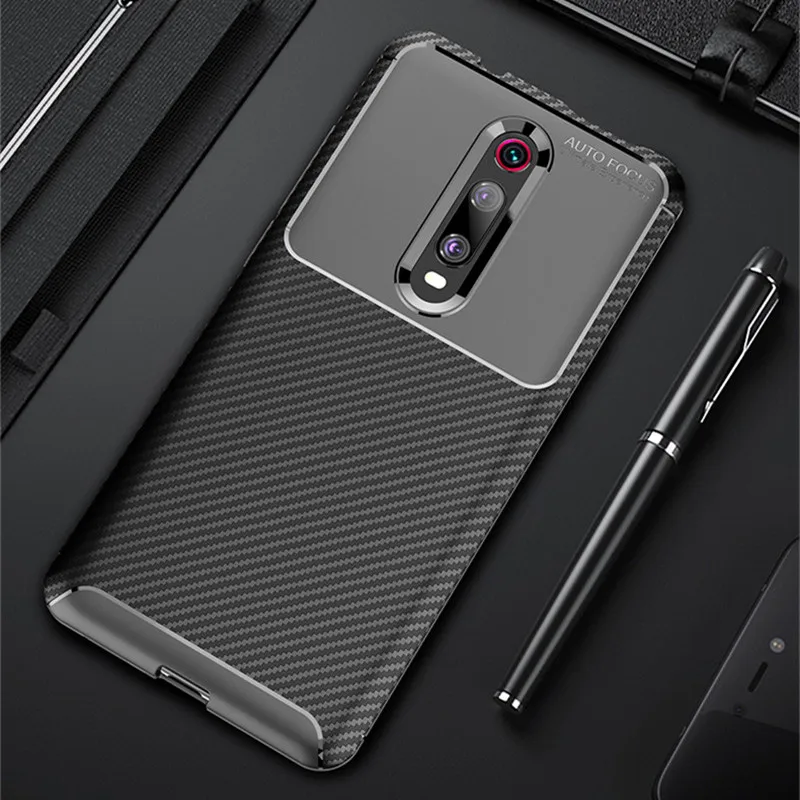 

Carbon Fiber Case For Xiaomi Redmi K20 Pro Case High Quality Diamond Grid Design Cover For Coque Xiaomi Redmi K20 Pro Back Cover
