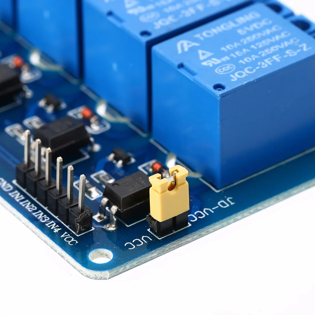 DC 5V Four Channel Relay Module with Optocoupler Isolation for Smart Home Intelligent Furniture 4 Channel WIFI Relay Module