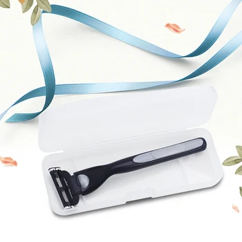 

1Pc Portable Men's Razor Blades Holder Box Shaver Holder Storage Boxes Case for Travel