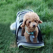 Сумка для переноски собак Портативный кошки сумки складная дорожная сумка щенок переноски сетчатые Наплечные сумки для животных