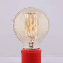 10 шт 40 W Классическая Винтаж Ретро E27 нити G80 прямо Эдисон теплый белый свет AC110V/220 V Античная лампа накаливания лампы