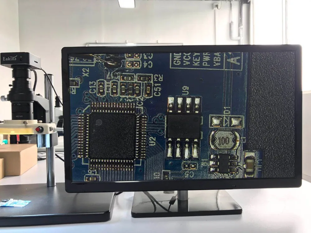 Регулируемый 180X 120X 300X 200X 130X зум c-крепление объектива 0.7X~ 4.5X увеличение 25 мм для HDMI USB промышленности видео микроскоп камера