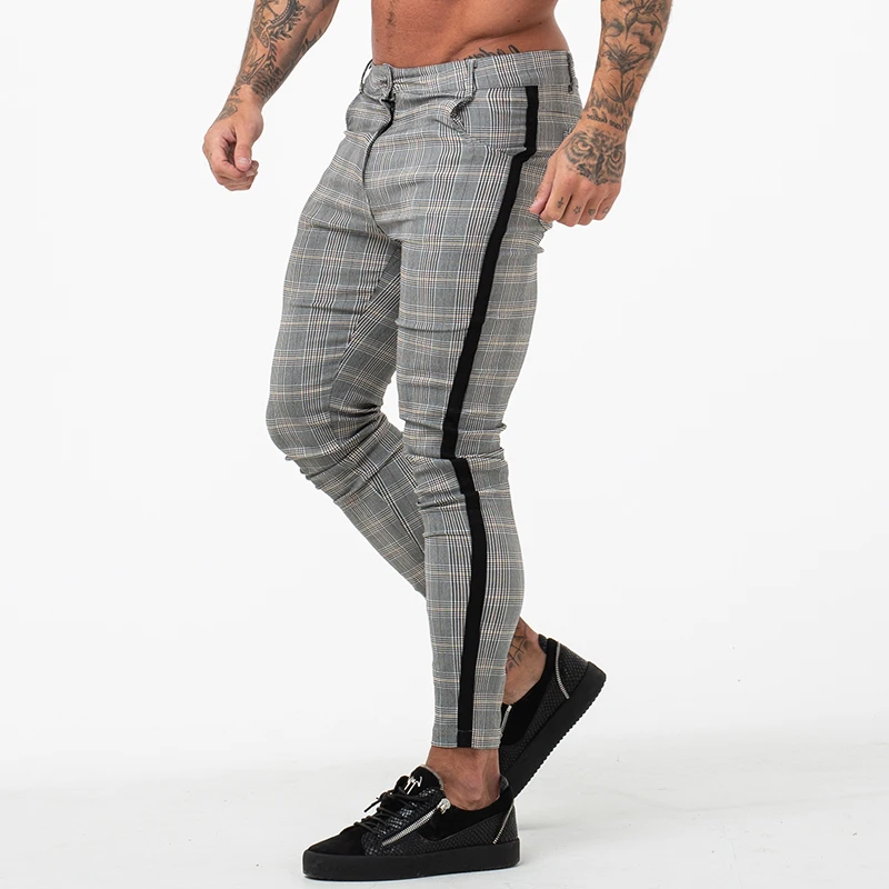 Gingtto мужские s брюки Чино Slim Fit 2019 обтягивающие Супер Удобный стрейч для мужчин